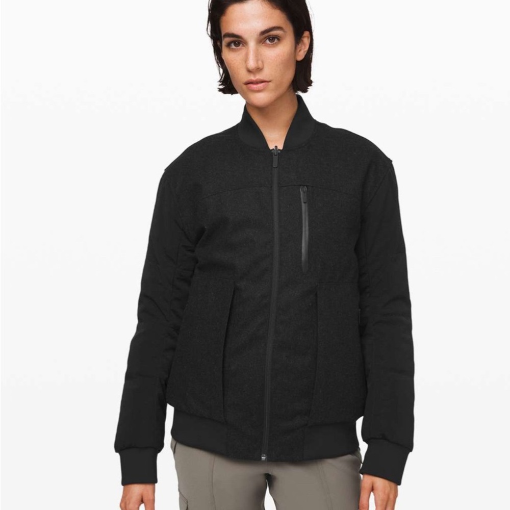 Lululemon Roam Far Reversible Wool Bomber 8